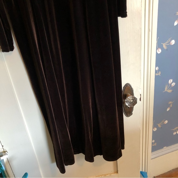 Moda Int’l Vintage Chocolate Brown Dress. Size XL. - Picture 12 of 12